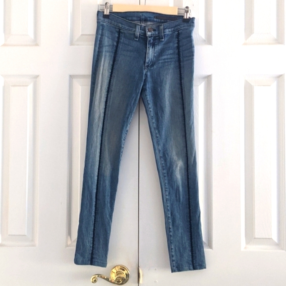 RAG & BONE Skinny Jeans Crochet Detail